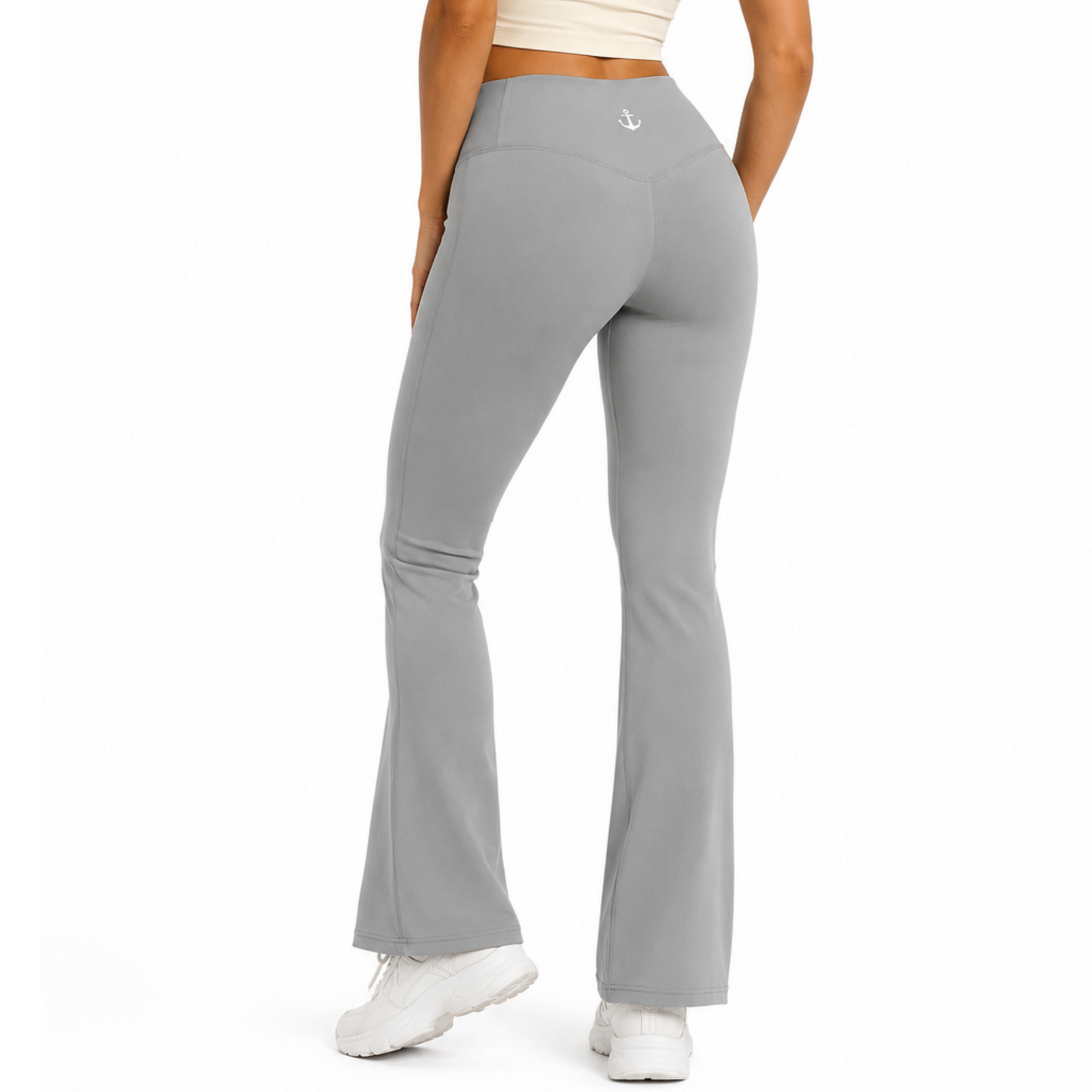 Gray Flare leggings