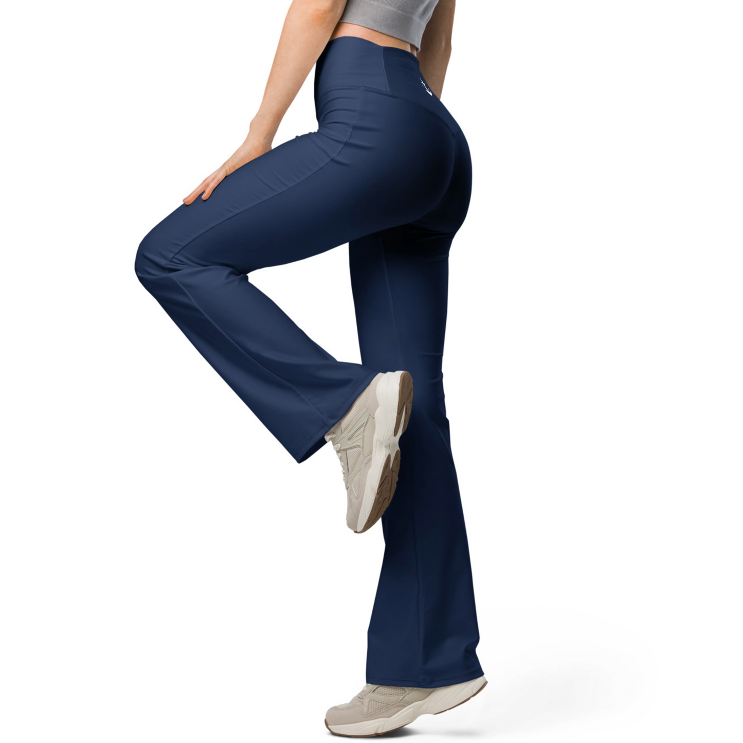 Navy Blue Flare Leggings