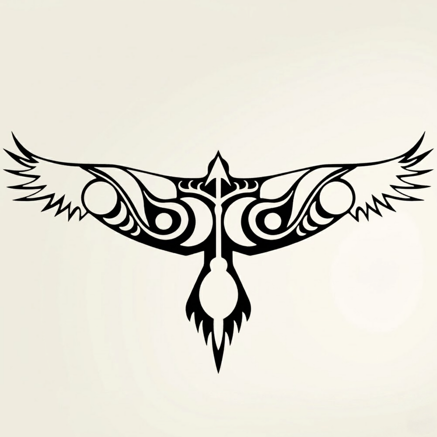 Phoenix Wall Art | Tribal Mythical Bird Decor