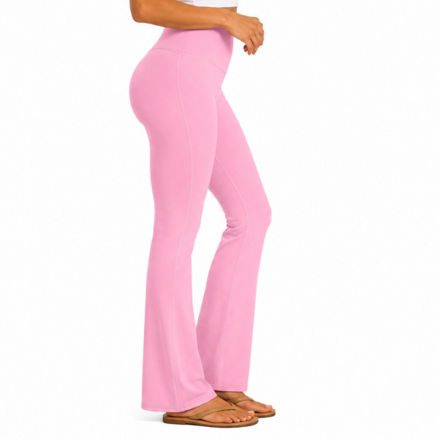 Pink Flare Leggings