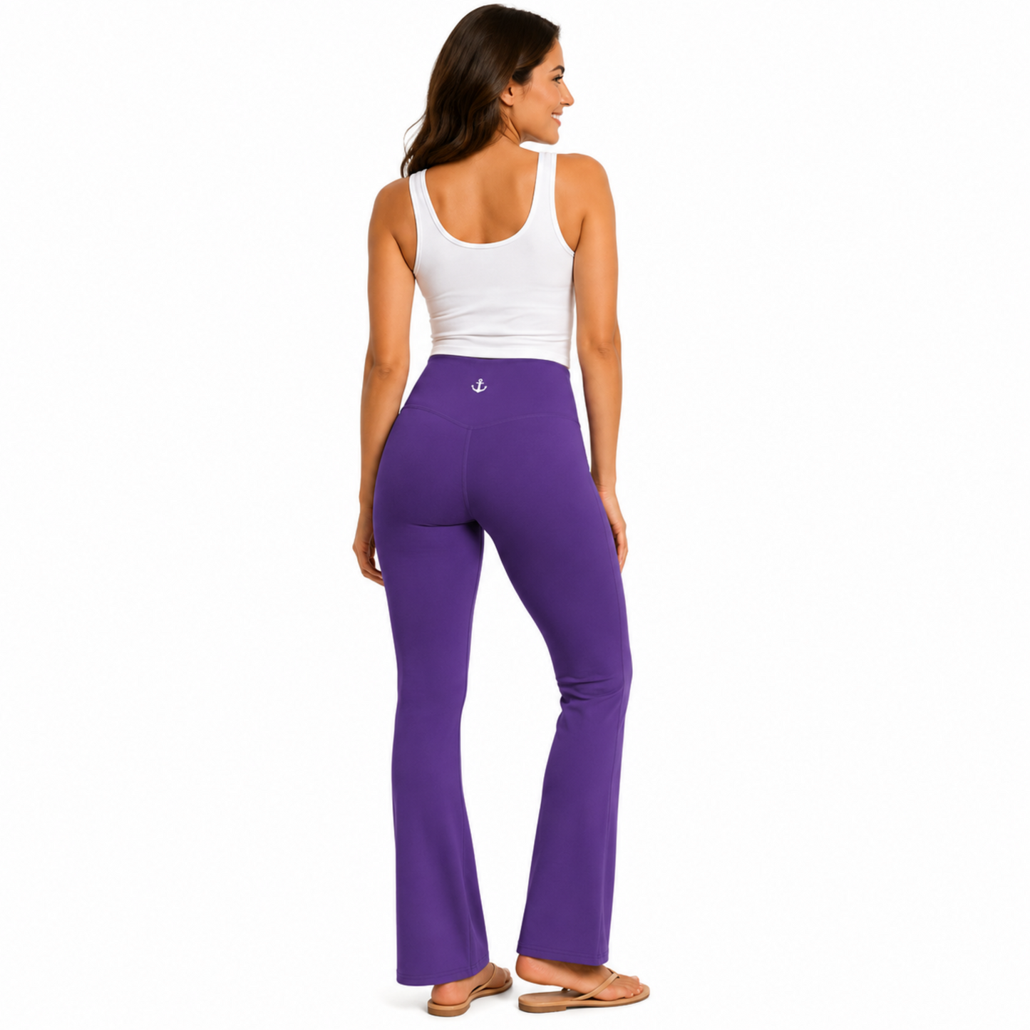 Purple Flare Leggings