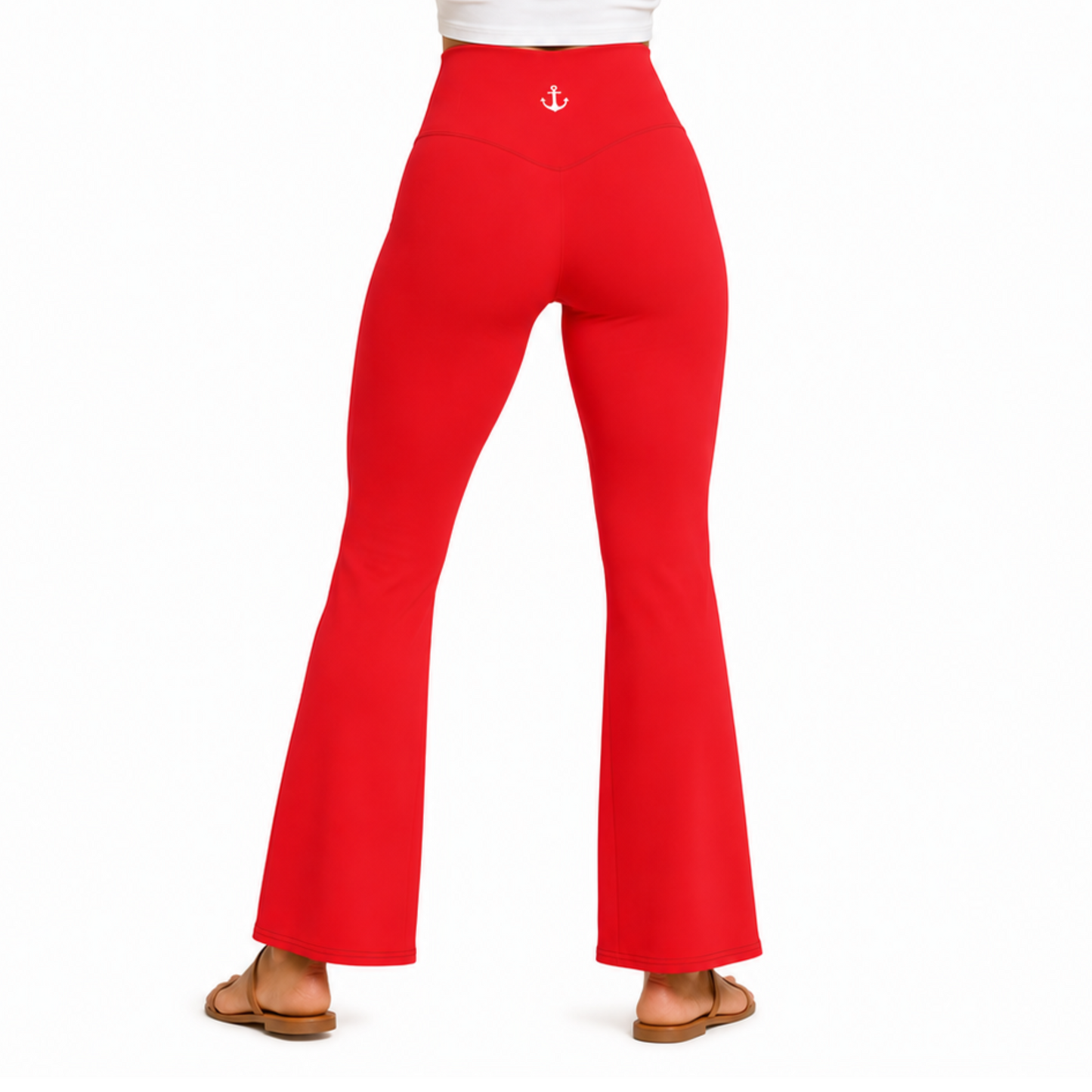 Red Flare leggings