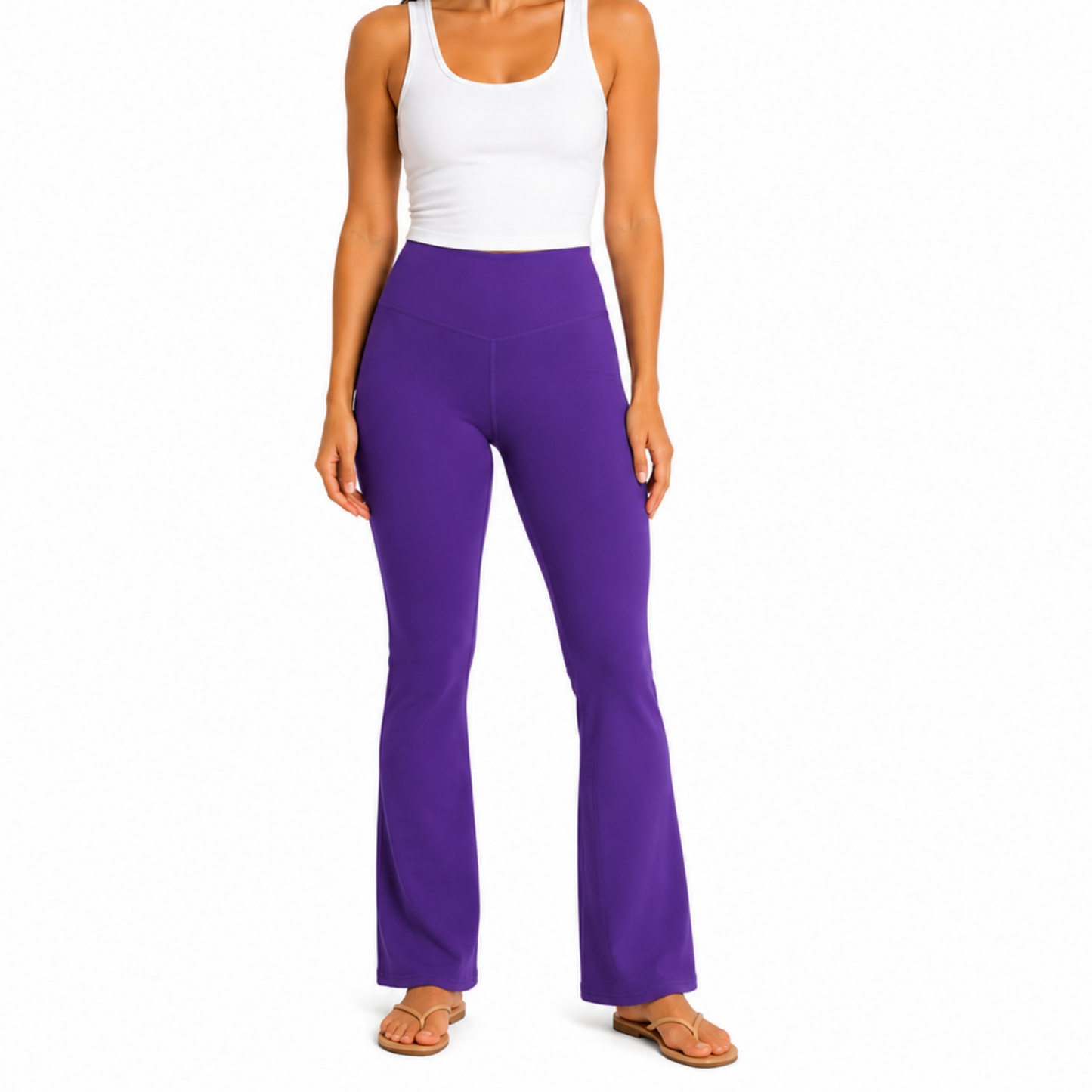 Purple Flare Leggings