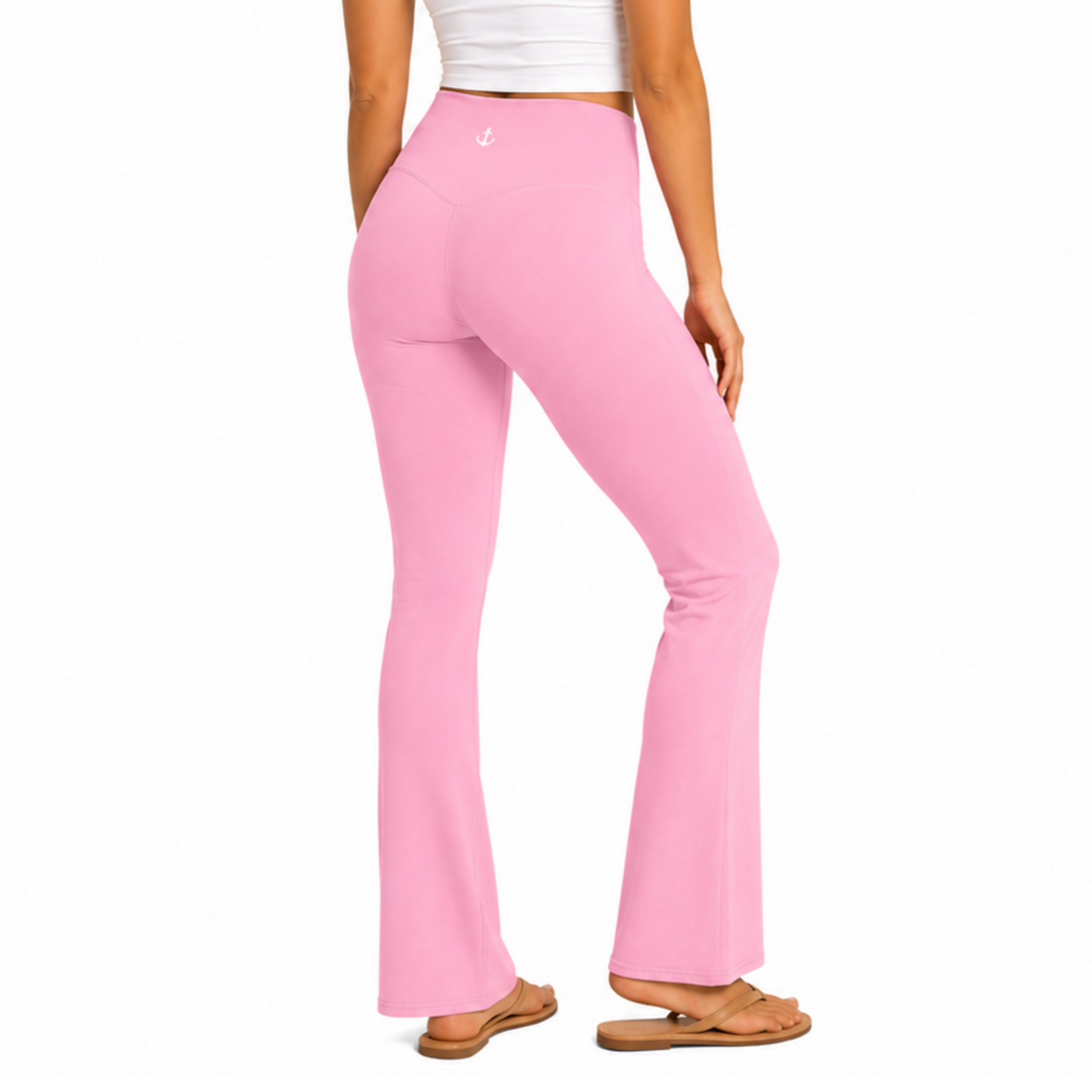 Pink Flare Leggings