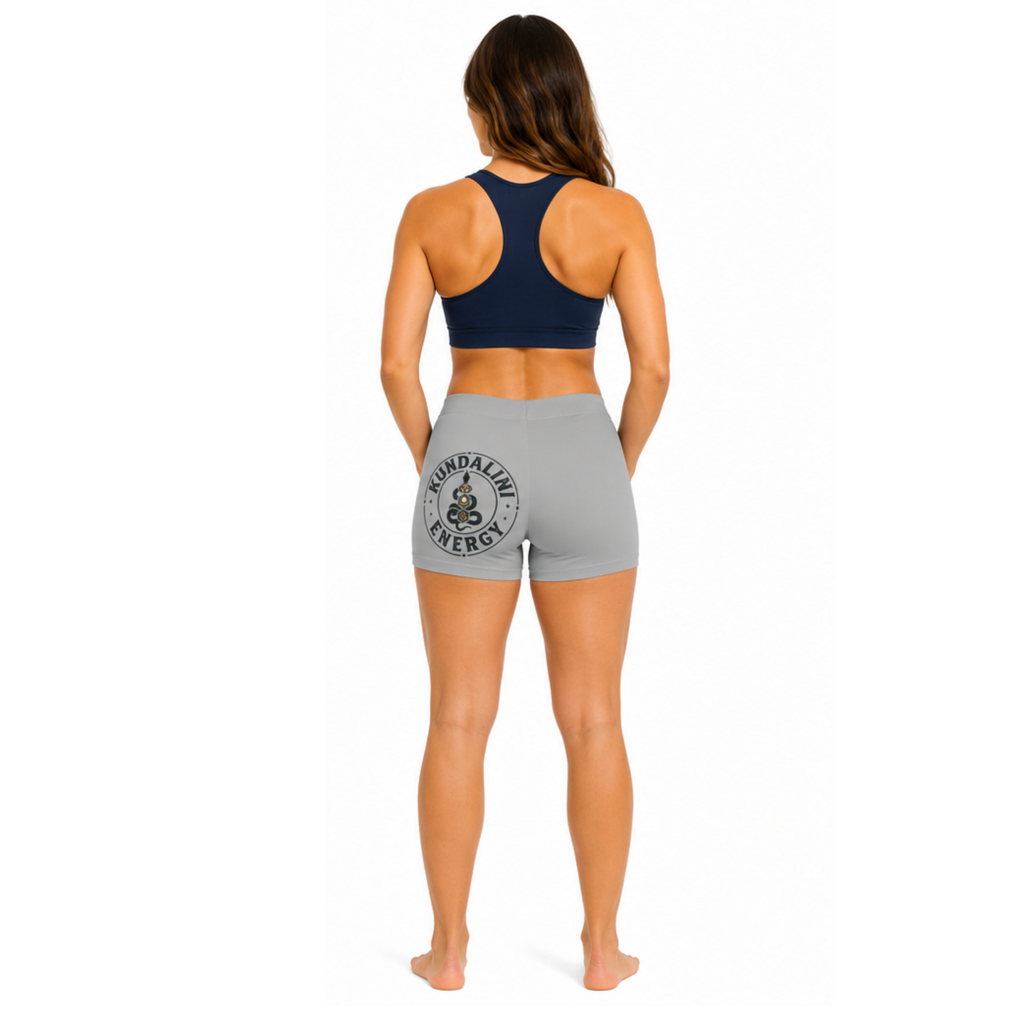 Kundalini Energy Women's Yoga Shorts — Chakra-Inspired Activewear
