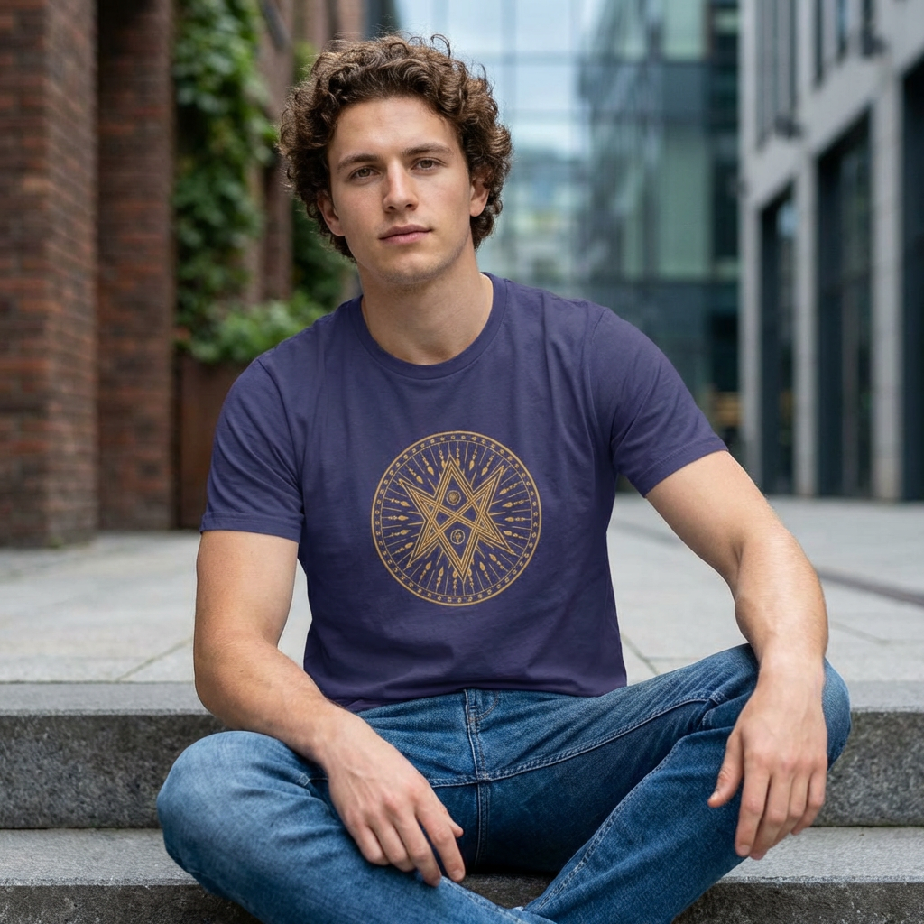 Spiritual Sun Mandala T-Shirt