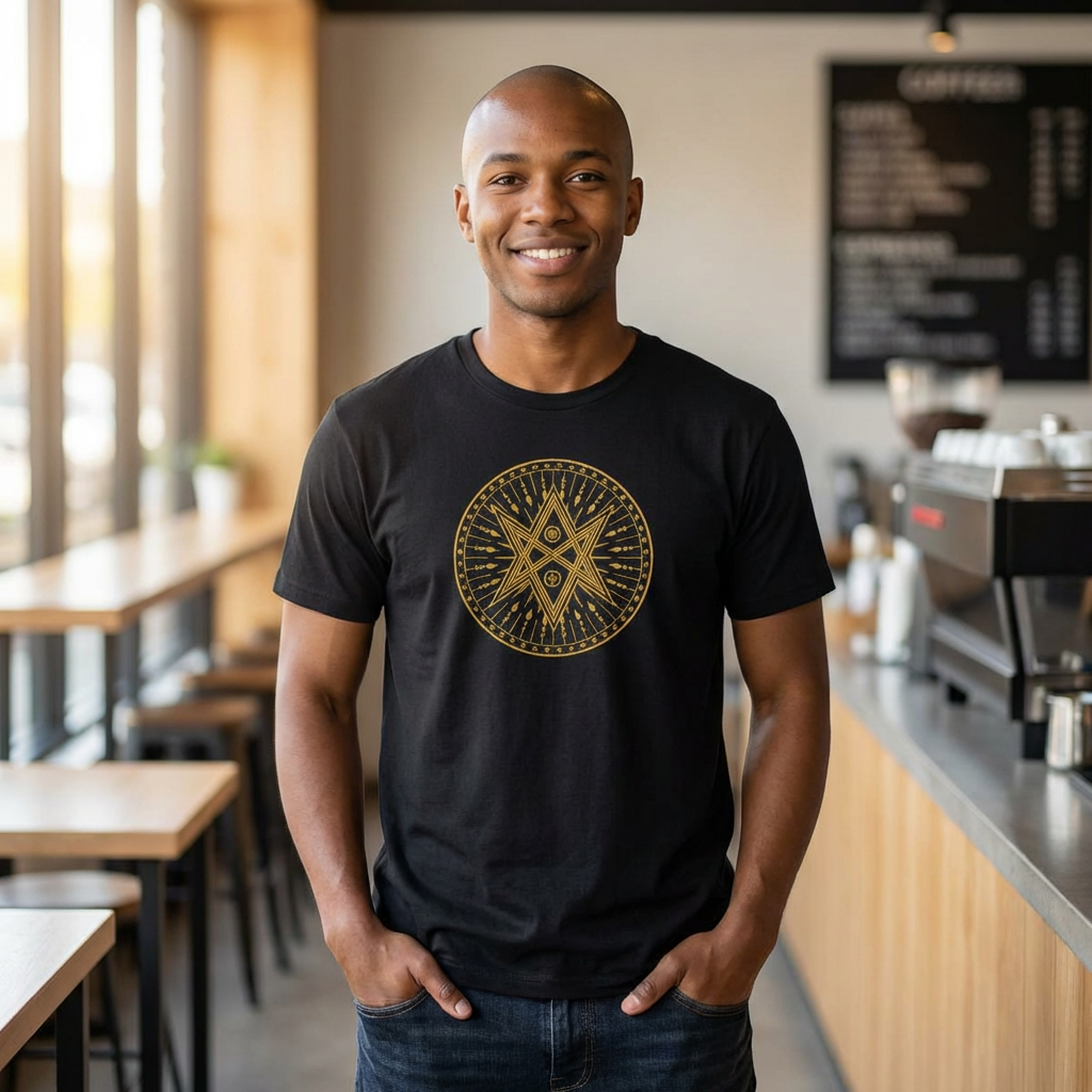 Spiritual Sun Mandala T-Shirt