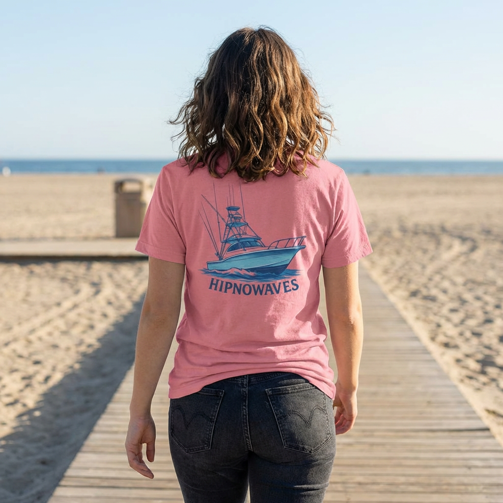 Hipnowaves Unisex Cotton Crew Tee