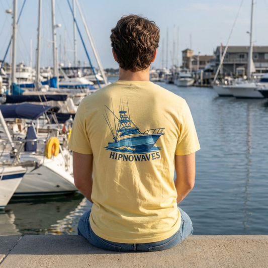 Hipnowaves Unisex Cotton Crew Tee