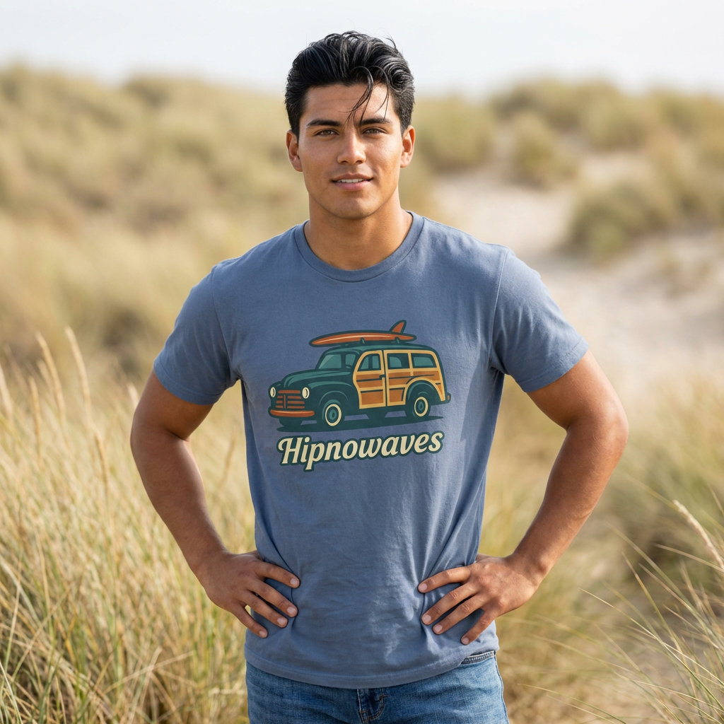 Retro Surf Vibes Unisex Softstyle T-Shirt, Beachwear, Vacation Tee, Gift for Surf Lovers, Summer Style, Cool Graphics Shirt