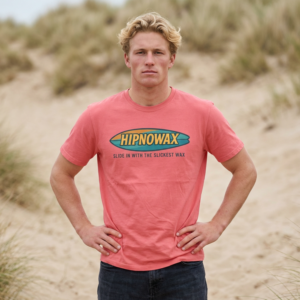 Hipnowax Surf-Inspired Unisex Softstyle T-Shirt, Hipnowax Surf Tee, Beachwear, Casual Summer Shirt, Gift for Surfers, Cool Graphic Tee