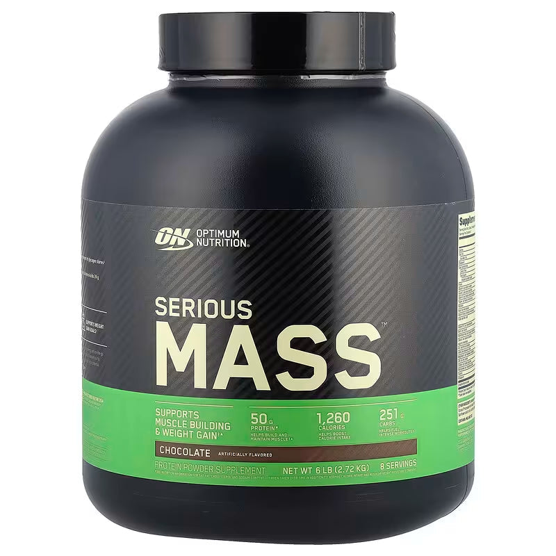 Optimum Nutrition Serious Mass Chocolate – 6LB Mass Gainer